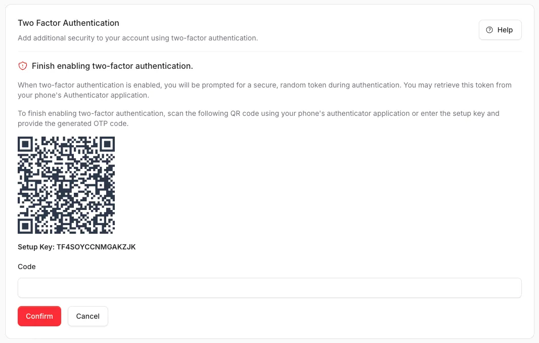 Two-Factor Authentication