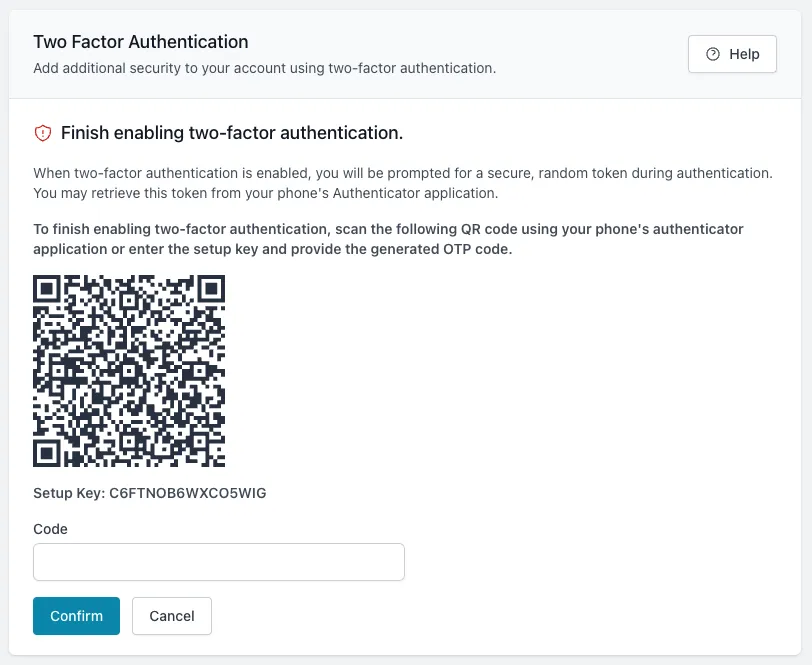 Two-Factor Authentication