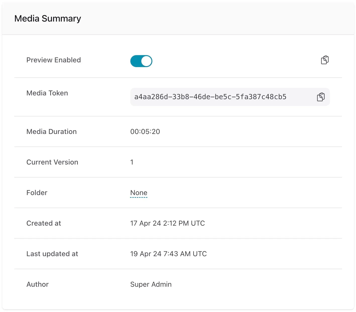 Enable Previews